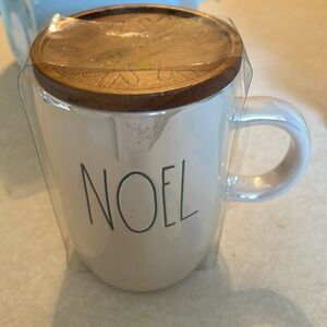 Rea Dunn “Noel” iridescent covered coffee mug